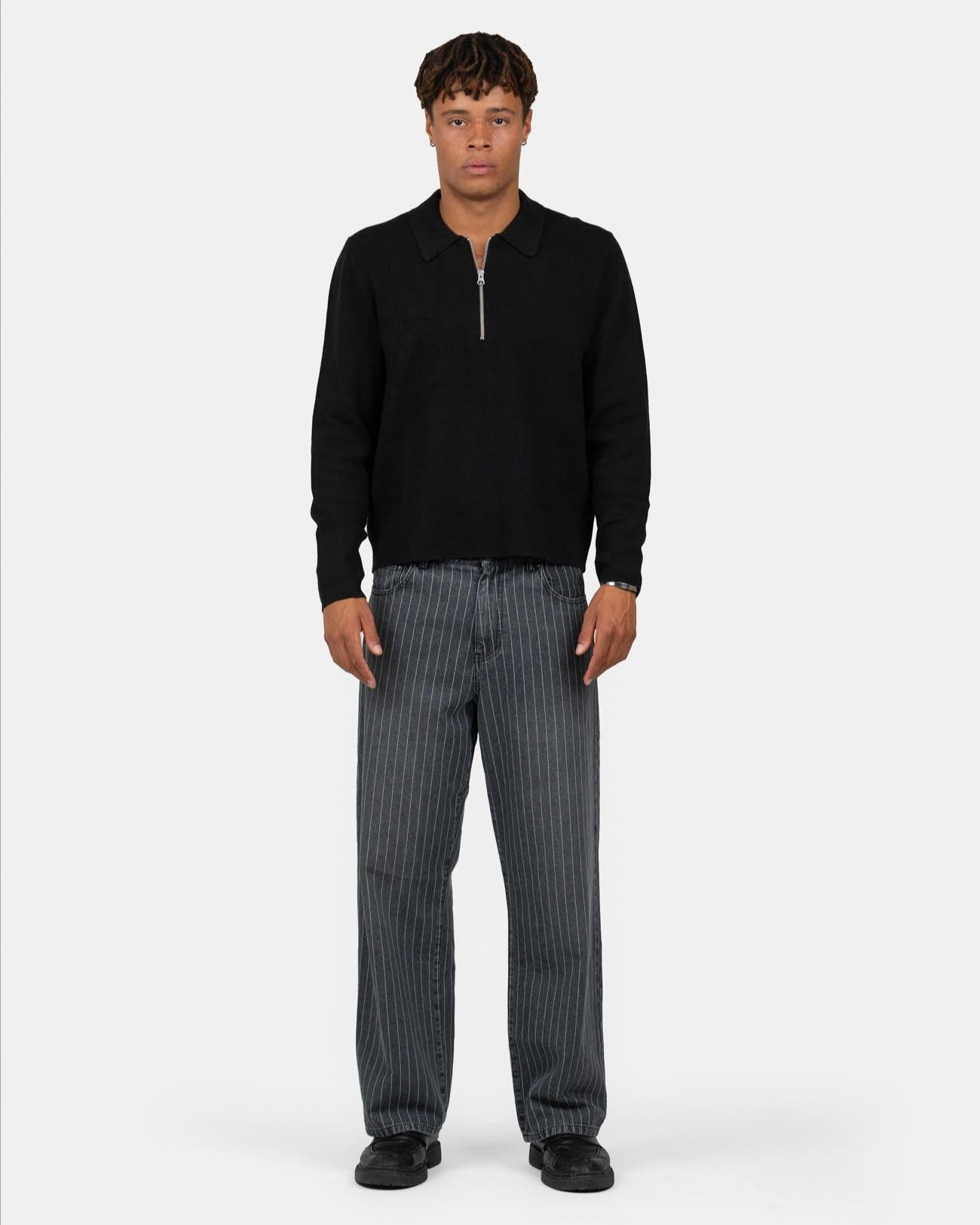 Baggy Denim Jeans Washed Pinstripe | Skagen - clothing.dk